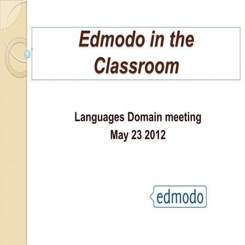 Edmodo in the classroom