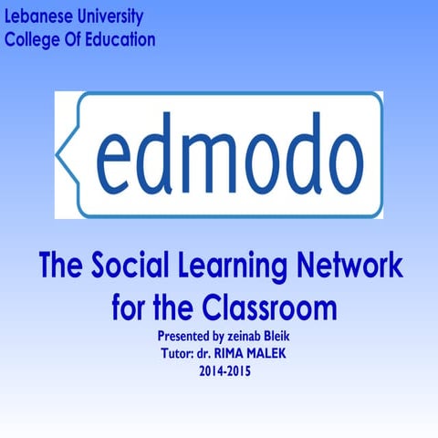 Edmodo presentation file