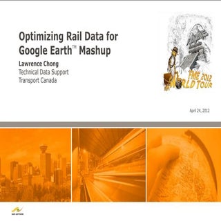 Optimizing Rail Data for Google Ear...