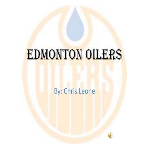 Edmonton oilers ppt