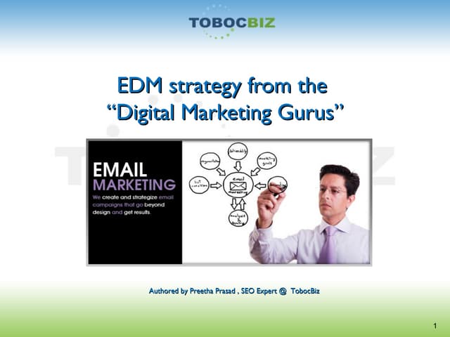eDM Strategy 