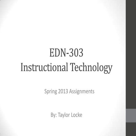Edn 303 assignment portfolio