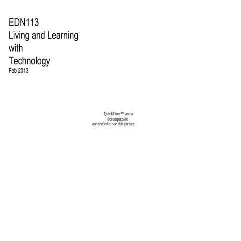 Edn113 tutorial 1