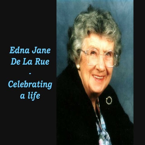 Edna Jane De La Rue