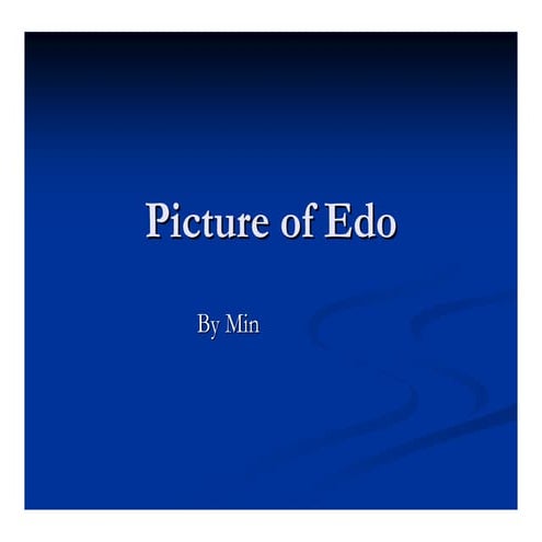 Picture of Edo