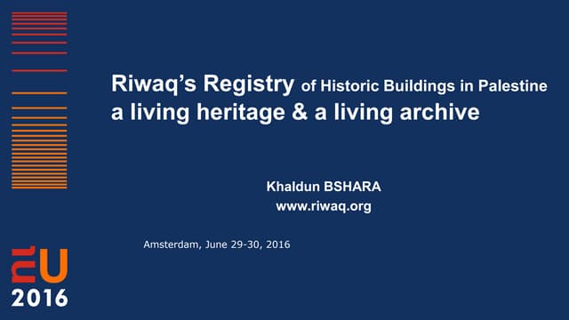 3A - Heritage and Conflict