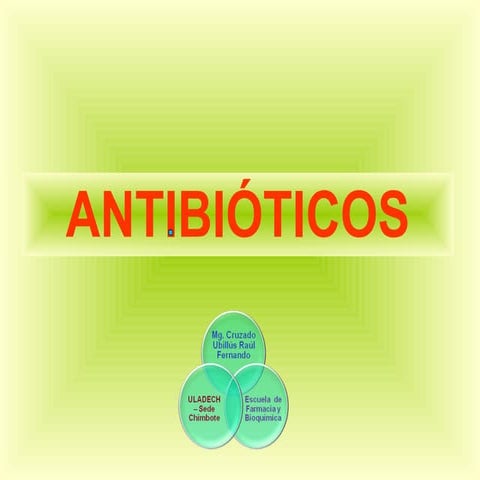 Antibióticos