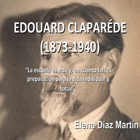 Edouard claparéde (1873 1940)