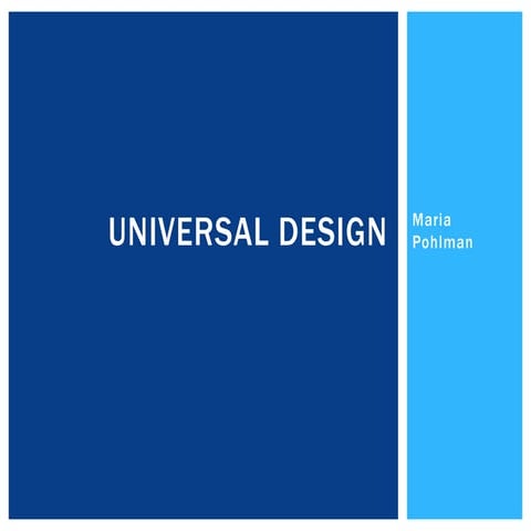 EDP 279: Universal Design Powerpoint