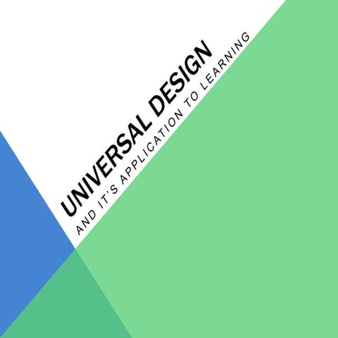 EDP 279 2.3: Universal Design