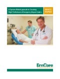 [HOW TO] Create High Performance Emergency Departments