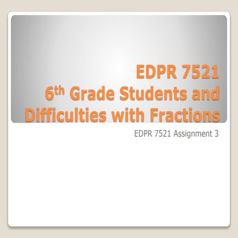 EDPR 7521 presentation | PPT