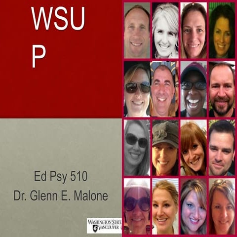 Ed psy 510 1st class 2014