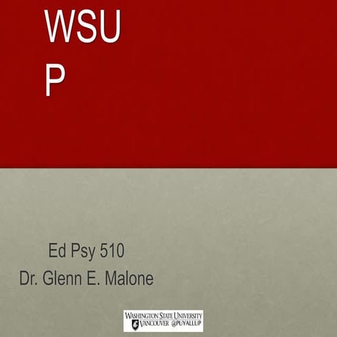 Ed psy 510 2015 class 1