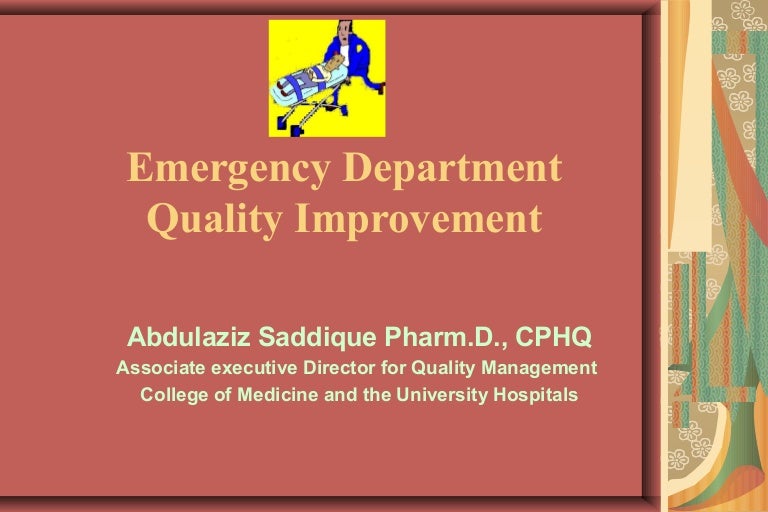 Emergency Department Quality Improvement