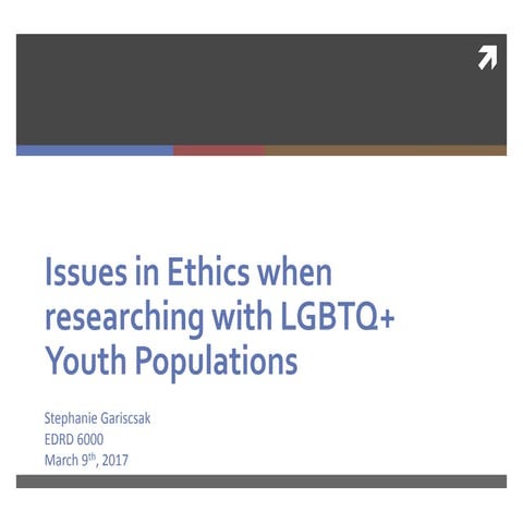 EDRD 6000: Ethics when working with LGBTQ+ Youth
