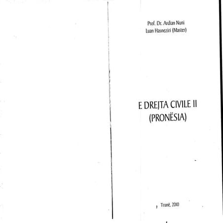 E Drejta Civile Pronesia Pdf