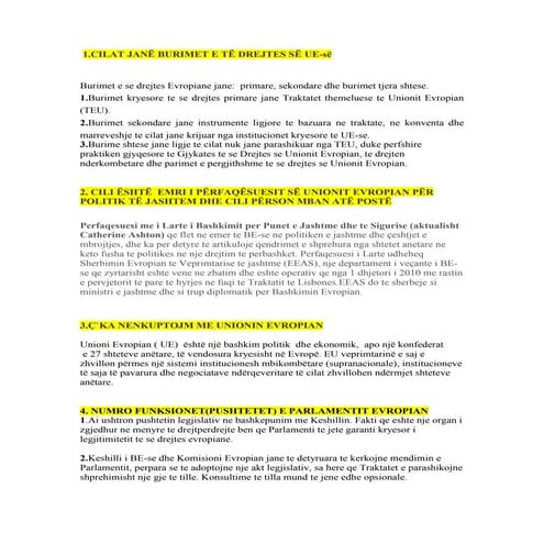 E drejta e unionit evropian 