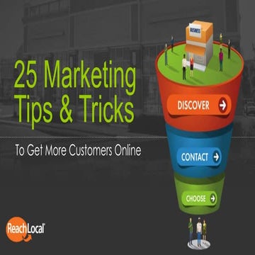 25 Ways to Get More Customers by Todd Ebert