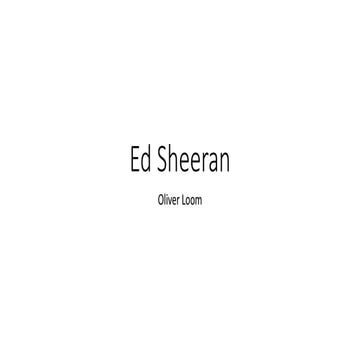 Ed sheeran