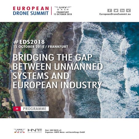 EUROPEAN DRONE SUMMIT congress program 2018