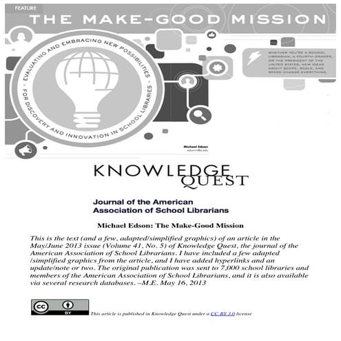 "Scope, Scale, Speed" -- for the Journal of the American Association of Schoo...