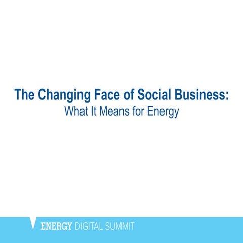 The Changing Face of Business: What It Means for Energy - Jessica Pointer [En...