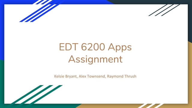 Edt 6200 apps