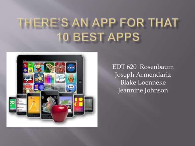 Edt 620 there's an app for that
