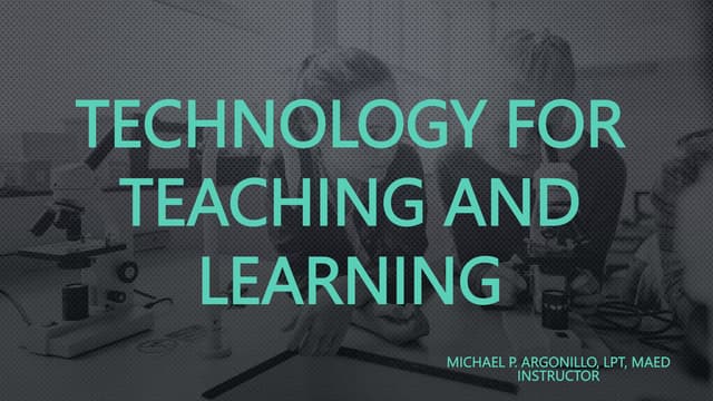 Ed Tech 1 Chapter 1 pptx Ed Tech 1 Chapter 1 pptx