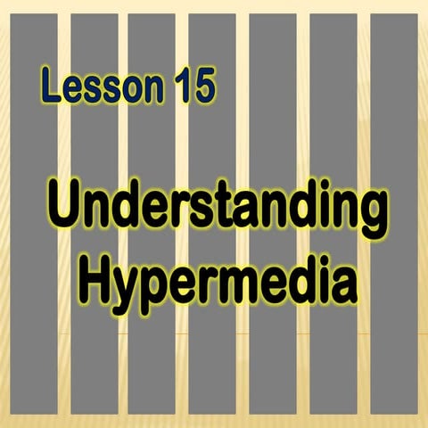 UNDERSTANDING HYPERMEDIA--EDUCATIONAL TECHNOLOGY 2