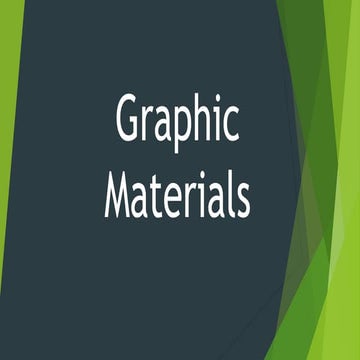 Educational Technology Graphic/Audio Visual Materials