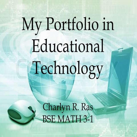 My portfolio in Educational Technology