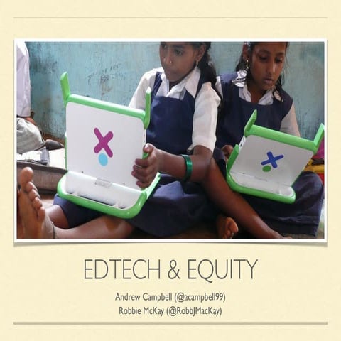 Ed tech and equity