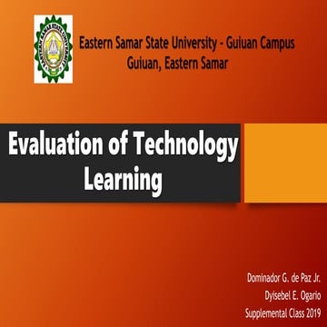 TECH EVALUATION PROCESS visual data 7