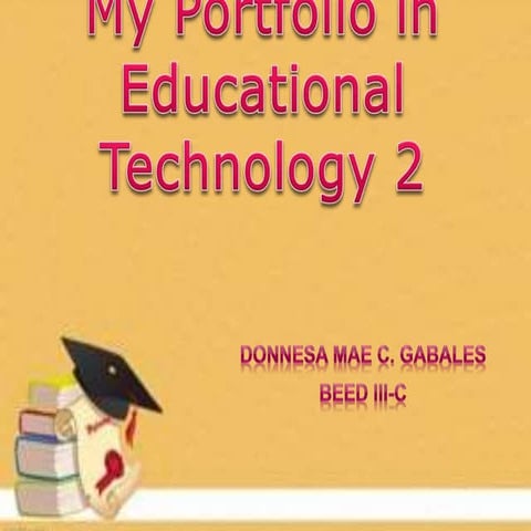 My Portfolio in Educational Technology 2