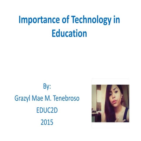 importance of technology in education