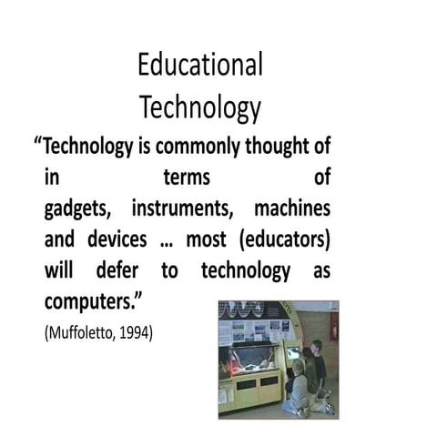 Educational Technology History