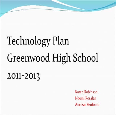 Technology Implementation Plan.
