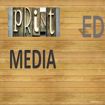 Printed Media