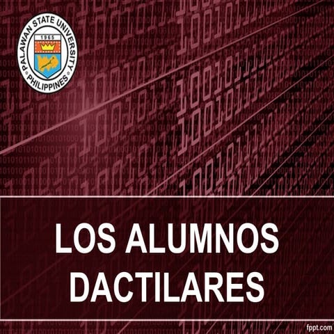 LOS ALUMNOS DACTILARES