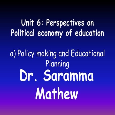 Educational.policy&and ;planning