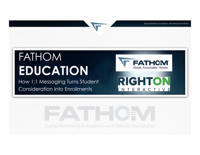 How 1:1 Messaging Turns Student Consideration into Enrollments