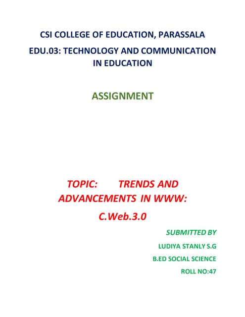 Edu.03 assignment 