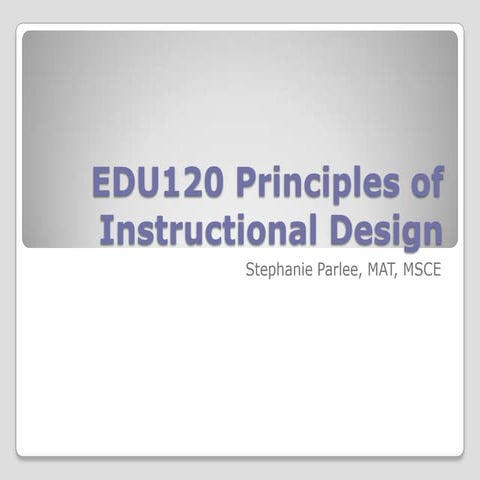Edu120 week 2 guidance