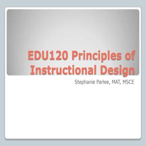 Edu120 week 3 guidance