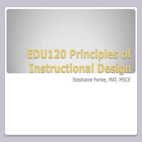 Edu120 week 4 guidance
