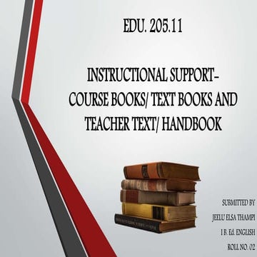 Edu 205.11 course book and handbook