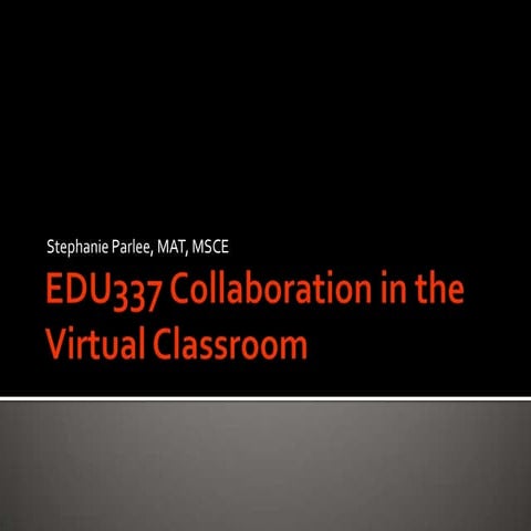 Edu 337 Week 3 Guidance