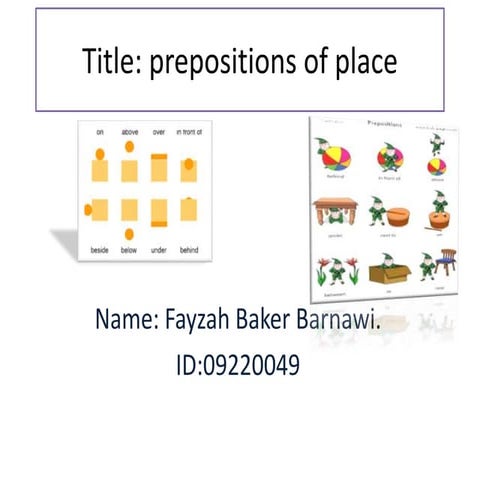 My Interactive presentation  